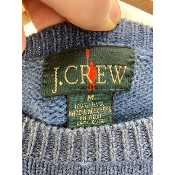 J. Crew Crew Neck Long Sleeve 100% Wool Sweater - Picture 8 of 8